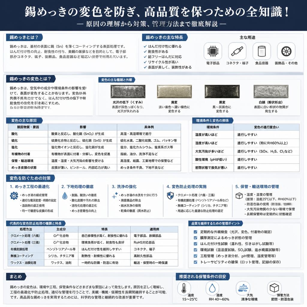 錫めっき| メッキの加工なら株式会社コネクション