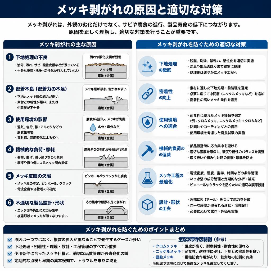 メッキ剥がれのリスクとは?