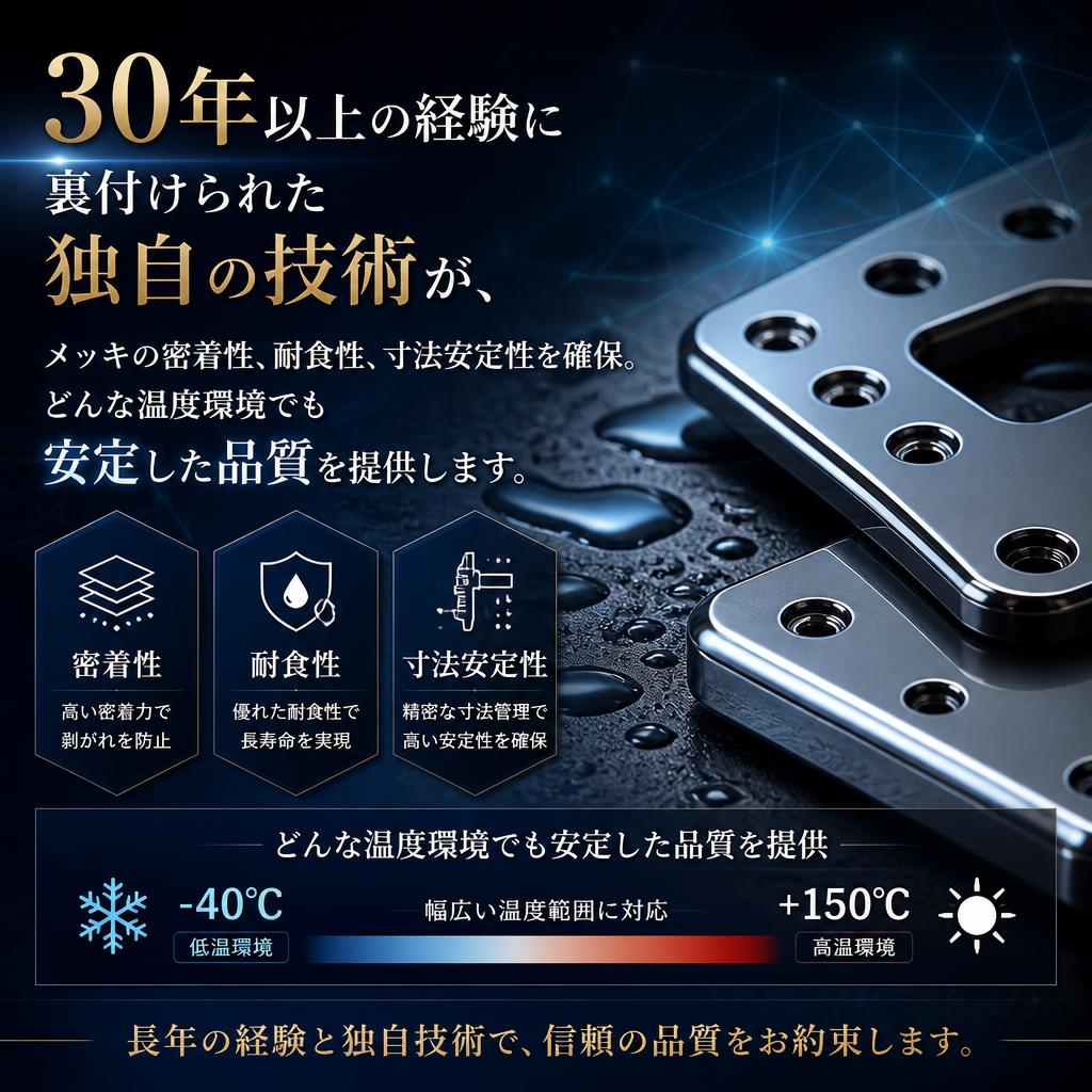 高品質の理由