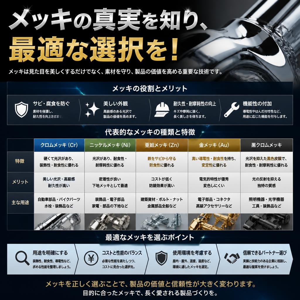 無電解ニッケルめっき｜メッキの加工なら株式会社コネクション