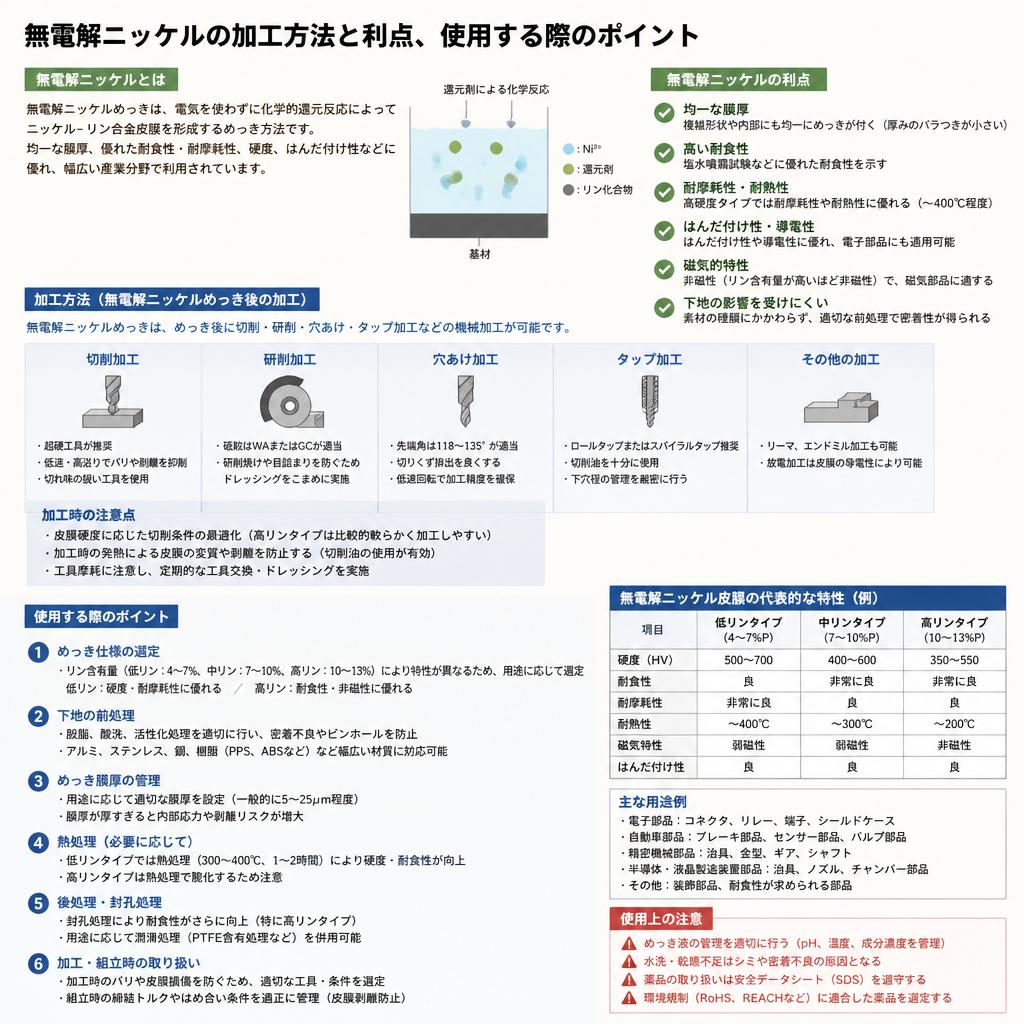 無電解ニッケルのメリット