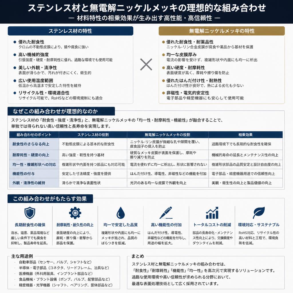 ステンレスとの相性