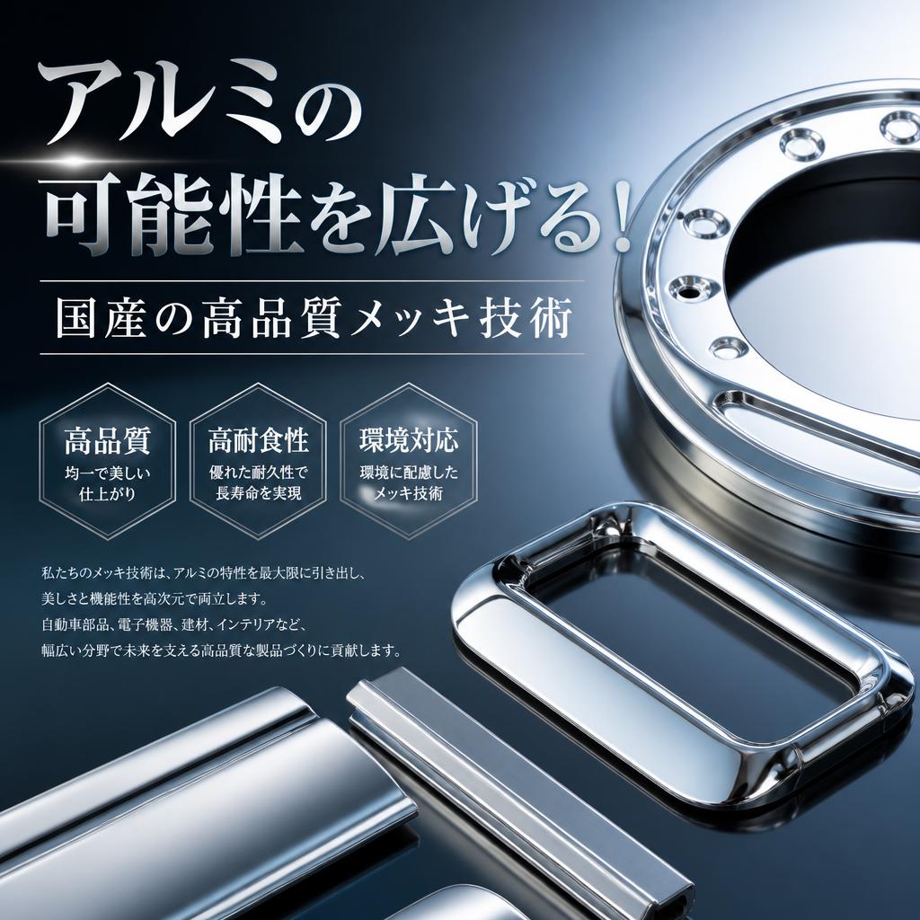 アルミ|無電解ニッケルめっき| メッキの加工なら株式会社コネクション