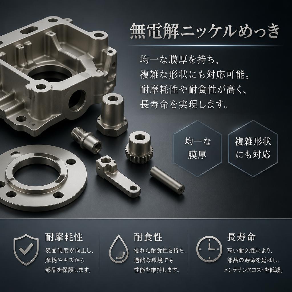2. 無電解ニッケルめっきの特長