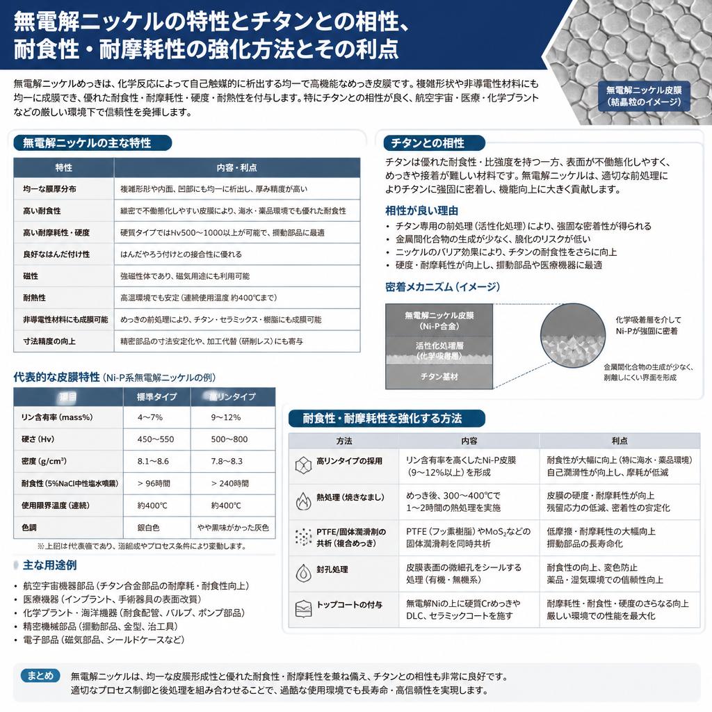 無電解ニッケル処理の魅力