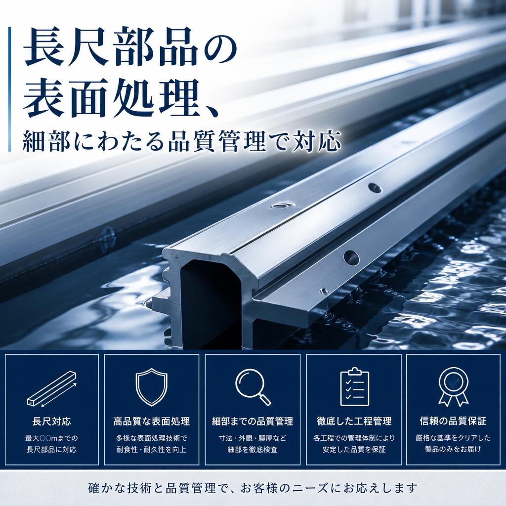 無電解ニッケルめっき|長尺部品| メッキの加工なら株式会社コネクション