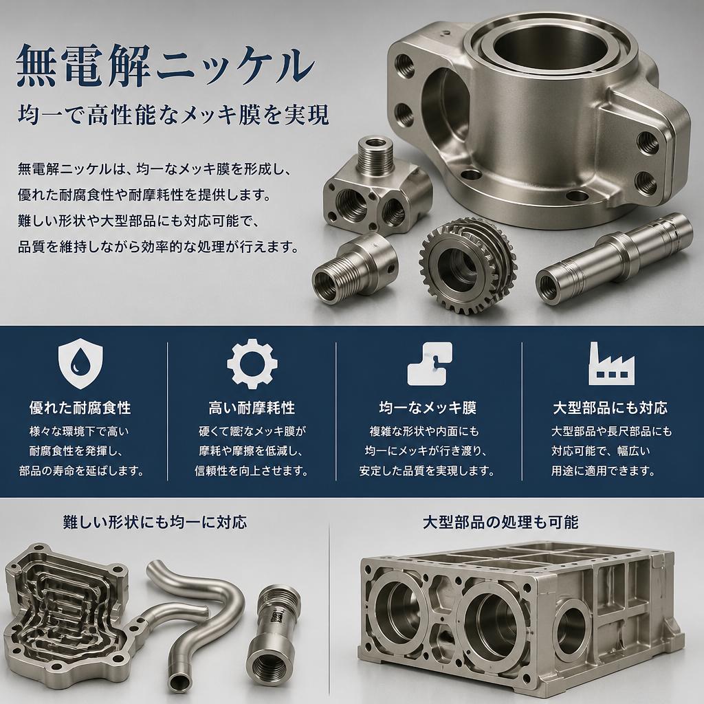 無電解ニッケルの利点
