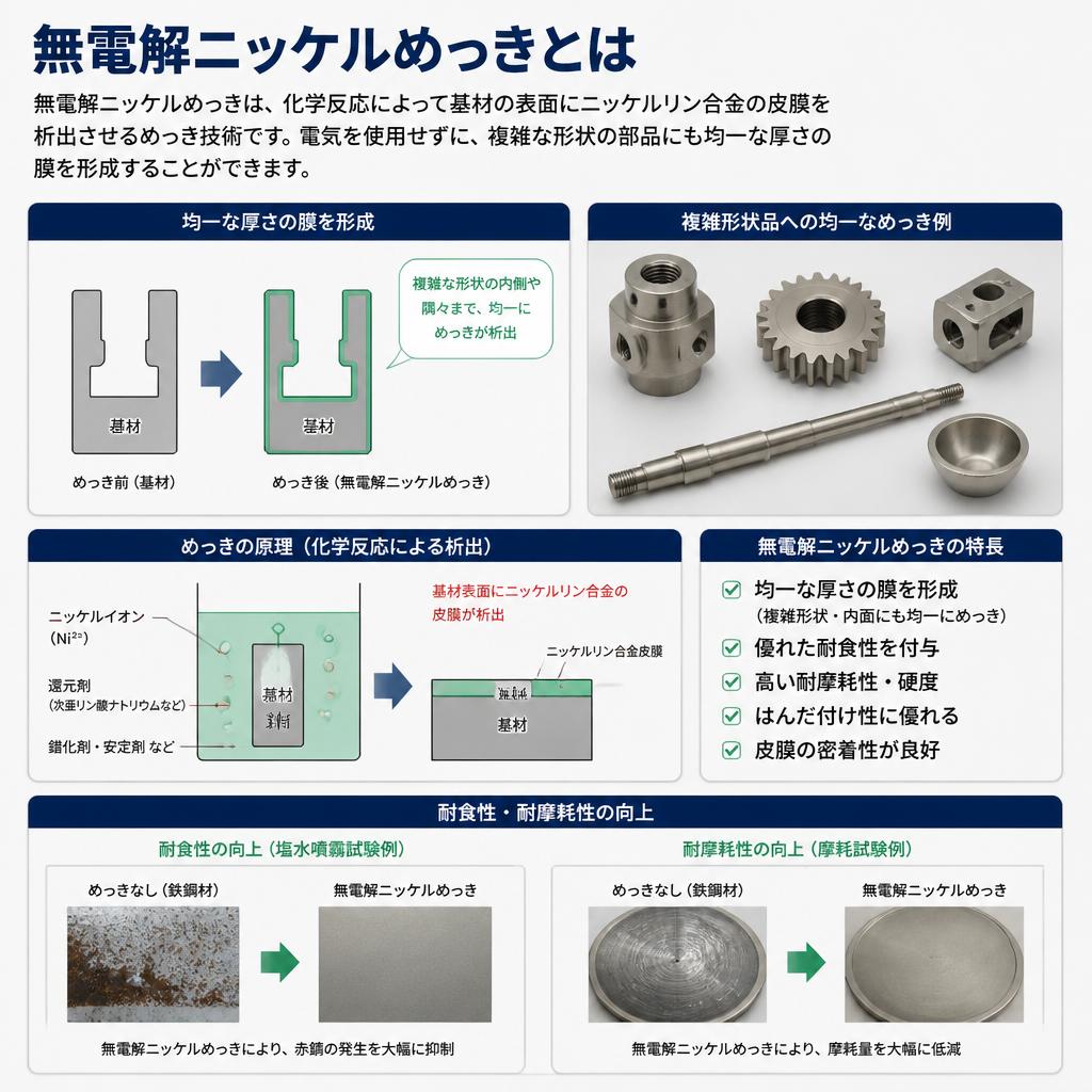 2. 無電解ニッケルめっきとは？