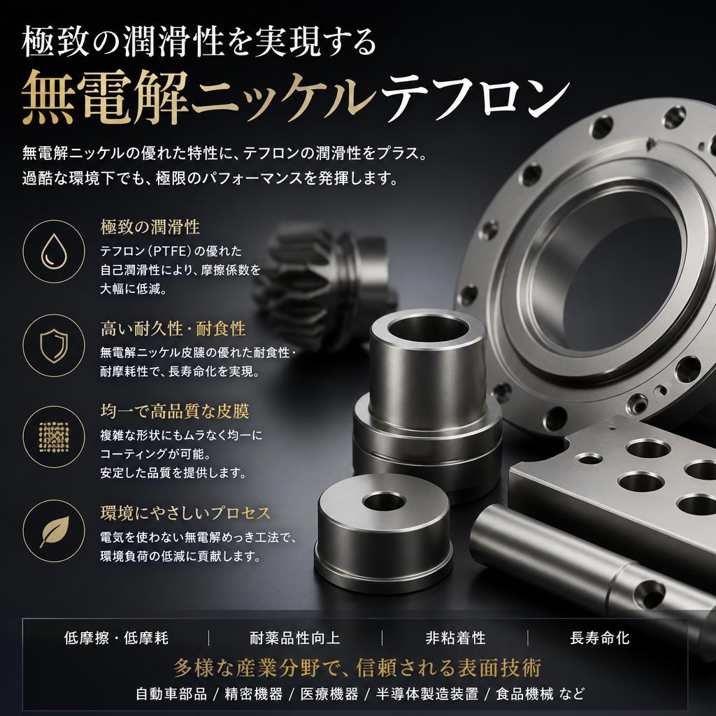 無電解ニッケルテフロン｜A5052｜メッキの加工なら株式会社コネクション