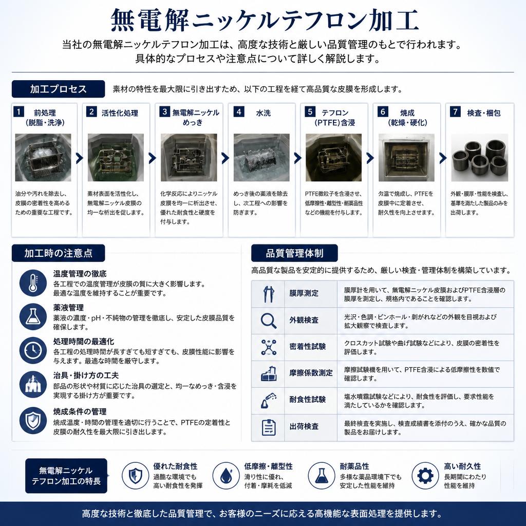 加工プロセスの詳細