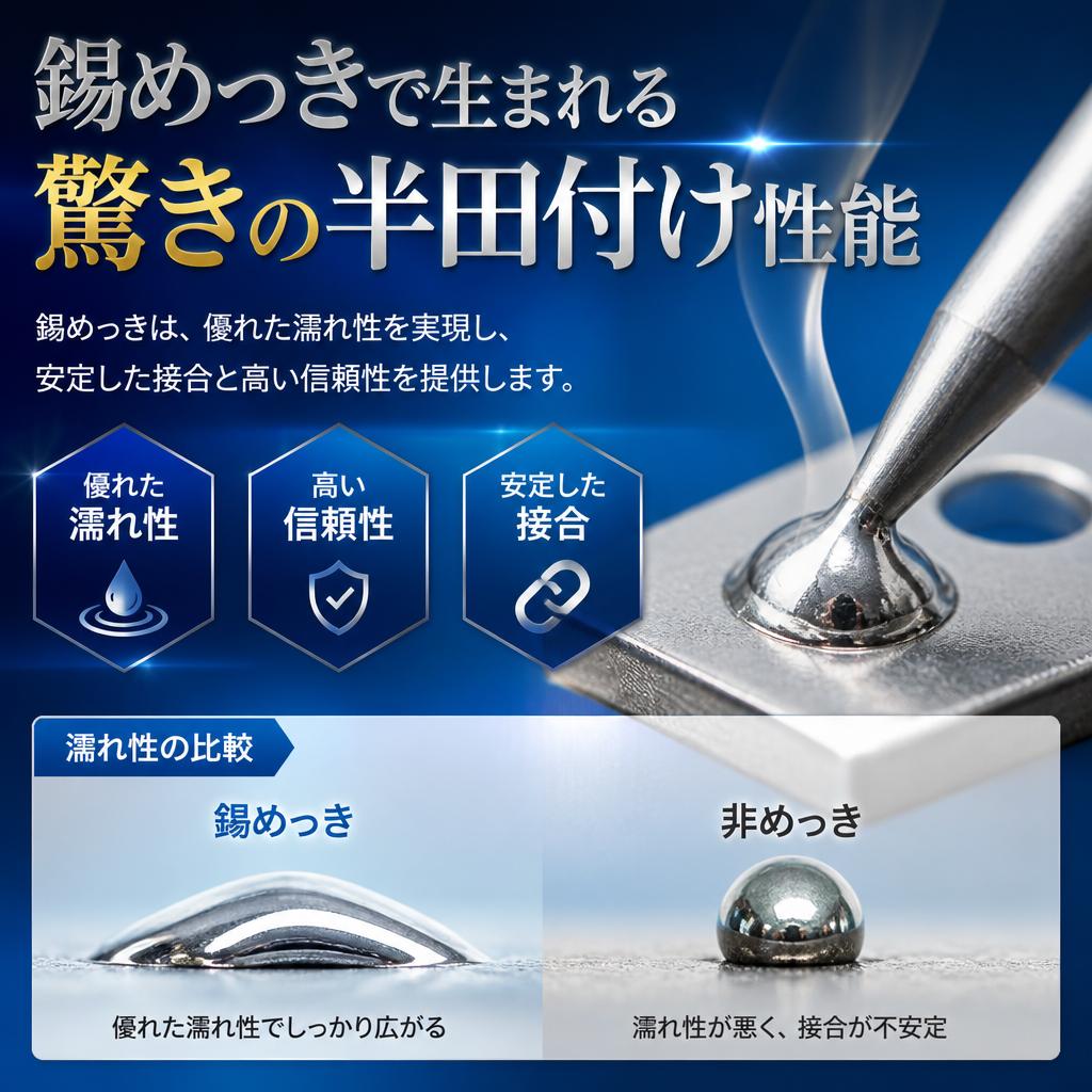 錫めっき｜A5052｜メッキ加工なら株式会社コネクション